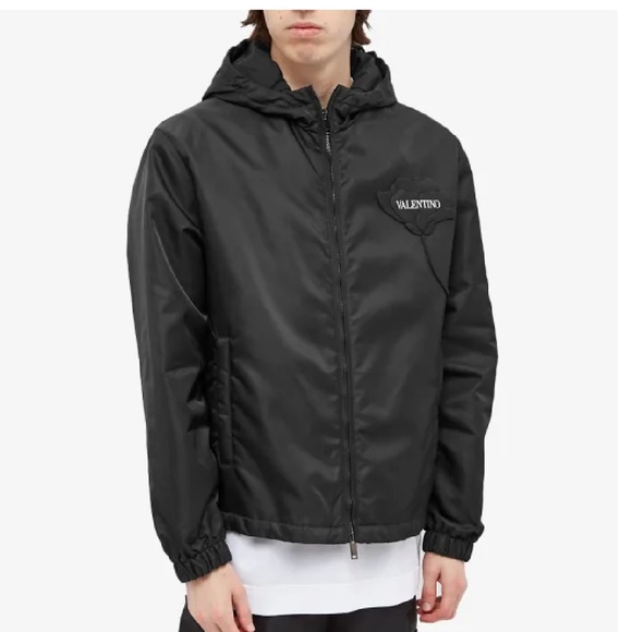 VALENTINO MENS LOGO NYLON WINDBREAKER SIZE 50/L - Picture 2 of 11